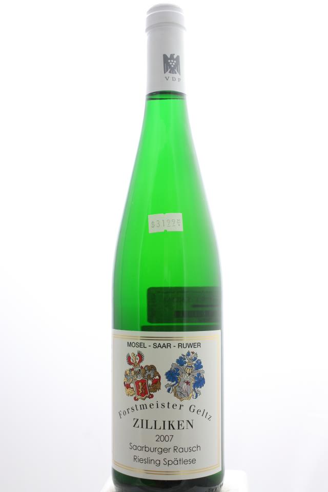 Forstmeister Geltz Zilliken Saarburger Rausch Riesling Spätlese #07 2007
