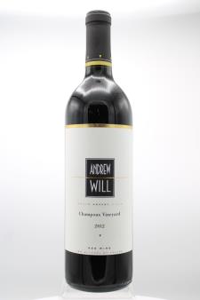 Andrew Will Proprietary Red Champoux Vineyard 2012