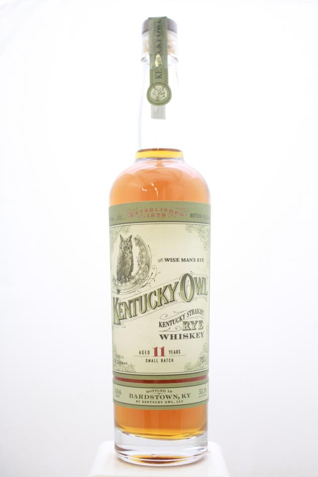 Kentucky Owl Kentucky Straight Rye Whiskey The Wise Man's Rye Small Batch #1 11-Years-Old NV