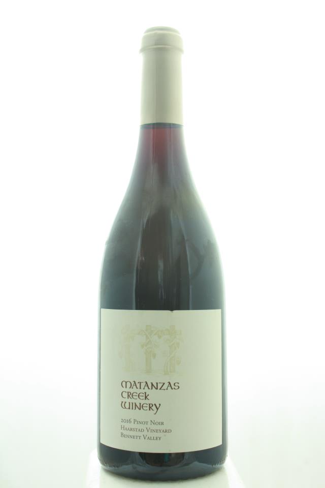 Matanzas Creek Winery Pinot Noir Haarstad Vineyard 2016