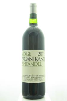Ridge Vineyards Zinfandel Pagani Ranch 2011