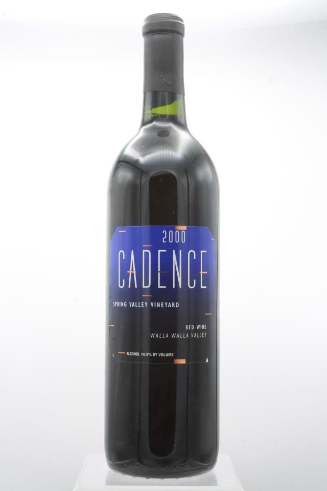 Cadence Cabernet Sauvignon Spring Valley Vineyard 2000
