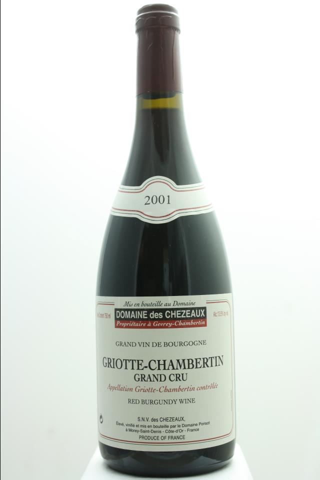 Domaine Ponsot (Domaine des Chézeaux) Griotte-Chambertin 2001