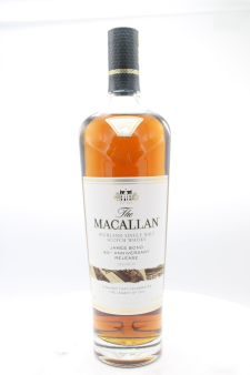 The Macallan Highland Single Malt Scotch Whisky 007 James Bond 60th Anniversary Release Decade IV NV