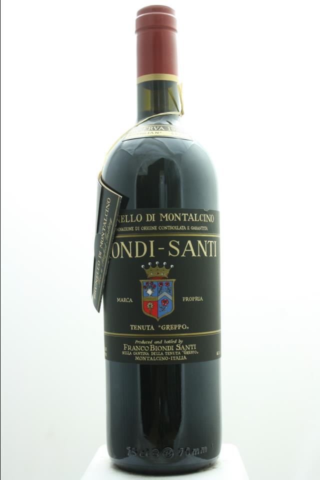 Biondi-Santi Tenuta Greppo Brunello di Montalcino Riserva 1999