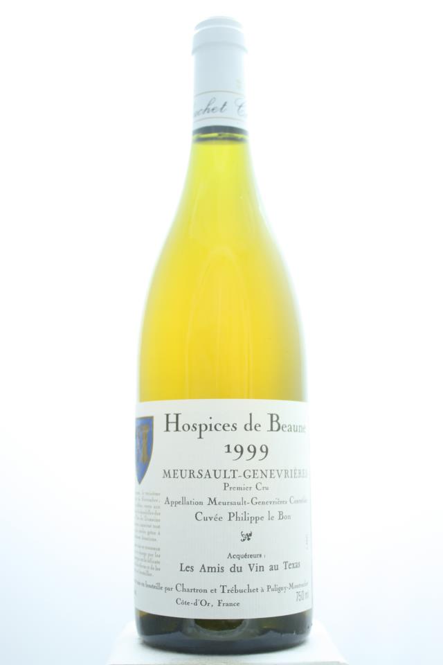 Chartron et Trébuchet Meursault Genevrières Hospices de Beaune Cuvée Philippe de Bon 1999