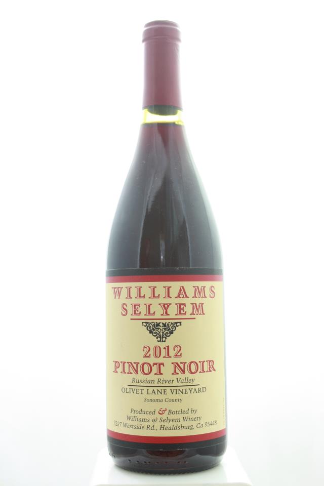 Williams Selyem Pinot Noir Olivet Lane Vineyard 2012