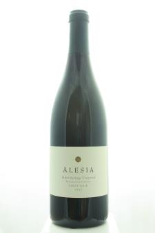 Alesia Pinot Noir Alder Springs Vineyard 2012