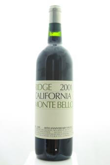 Ridge Vineyards Proprietary Red Monte Bello 2001