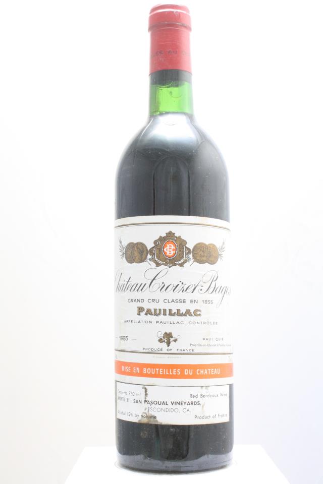Croizet-Bages 1983