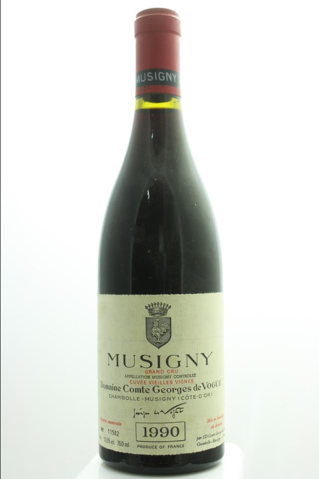 Comte Georges de Vogüé Musigny Cuvée Vieilles Vignes 1990