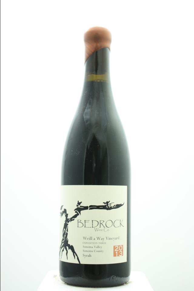 Bedrock Syrah Weill a Way Vineyard Exposition Three 2013
