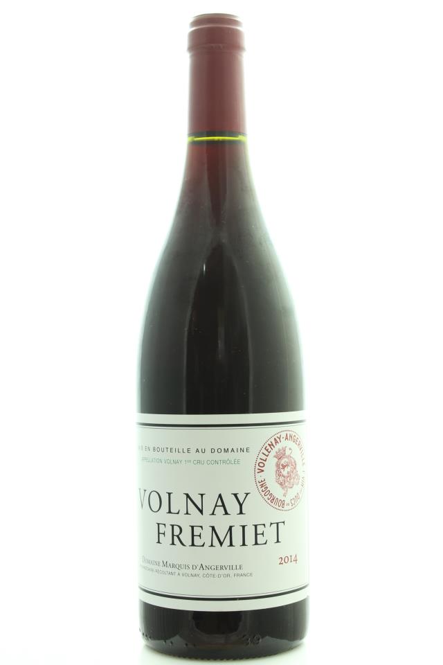 Marquis d'Angerville Volnay Frémiets 2014