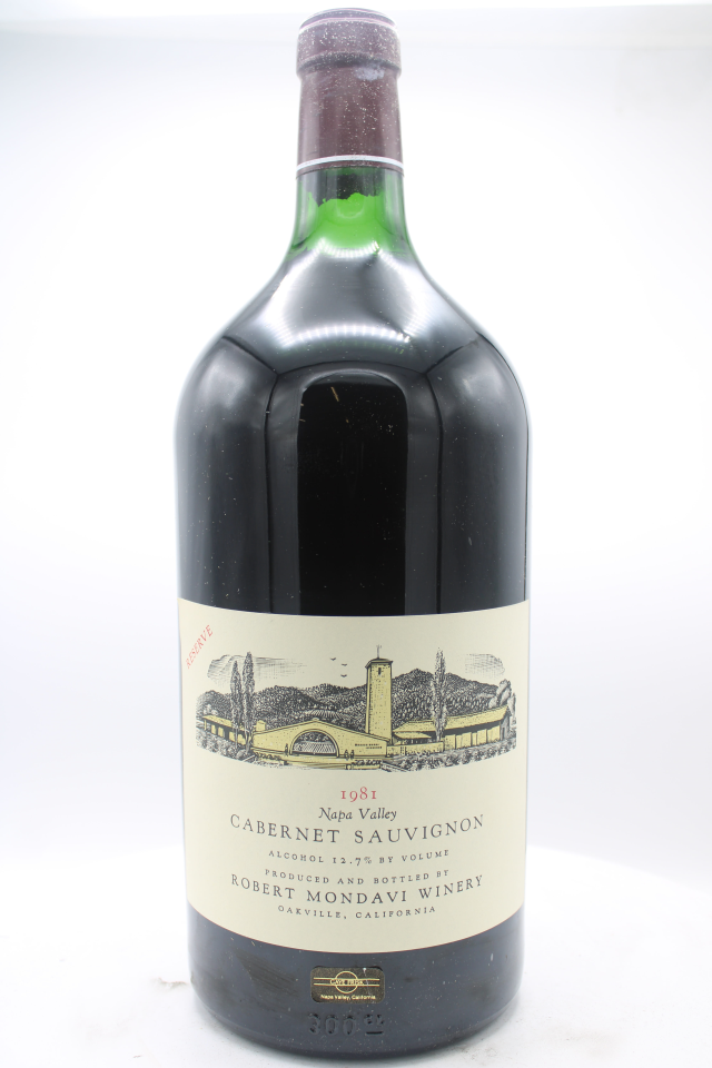 Robert Mondavi Cabernet Sauvignon Reserve 1981