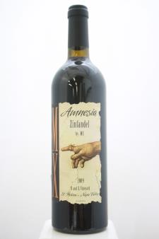MX Wines Amnesia Zinfandel H and L Vineyard 2009