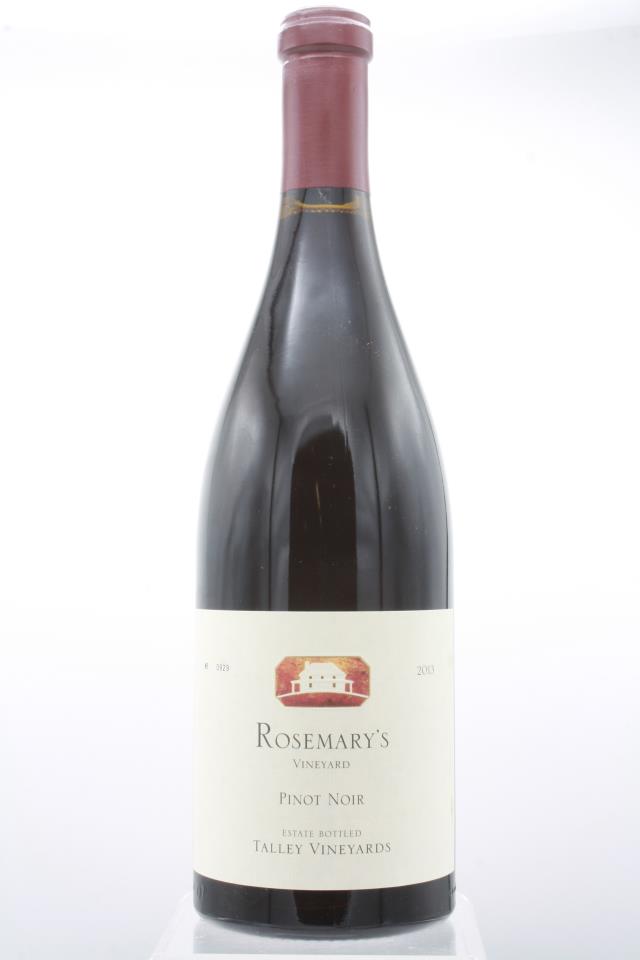 Talley Vineyards Pinot Noir Estate Rosemary's Vineyard 2013