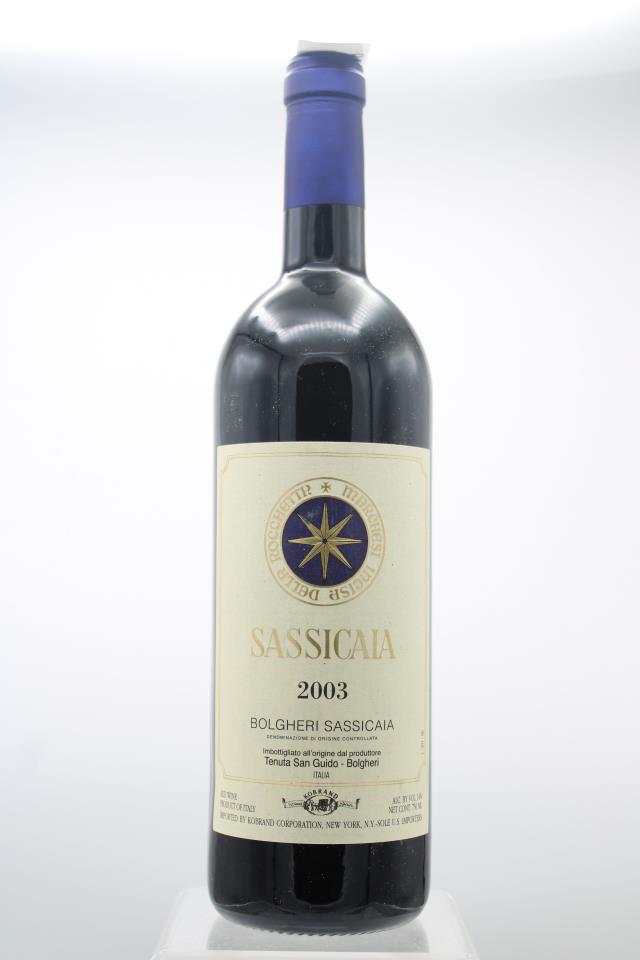 Tenuta San Guido Sassicaia 2003