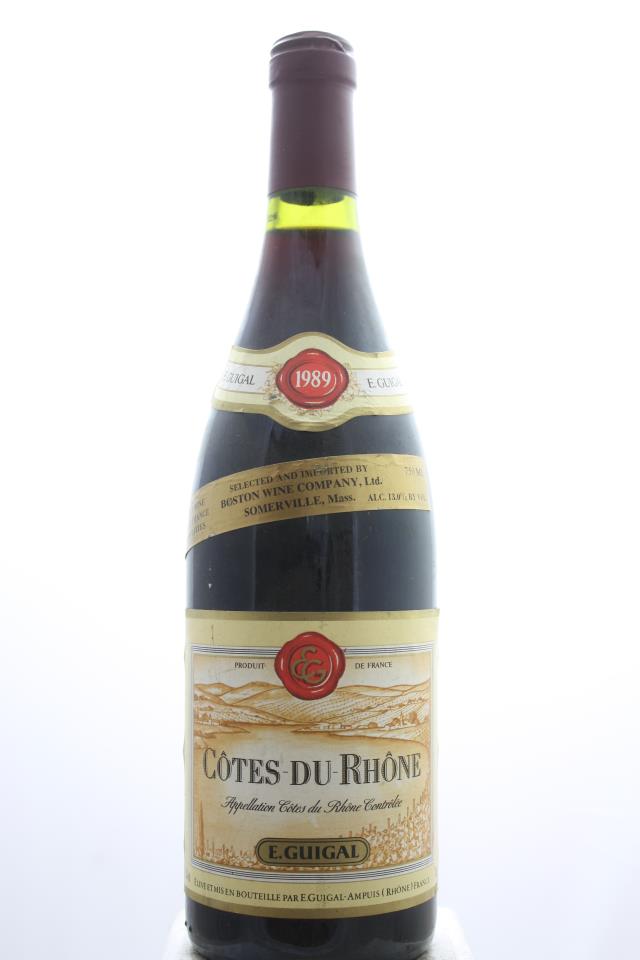 E. Guigal Côtes du Rhône 1989