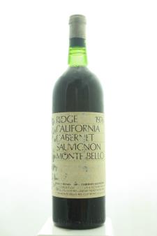 Ridge Vineyards Cabernet Sauvignon Monte Bello 1976