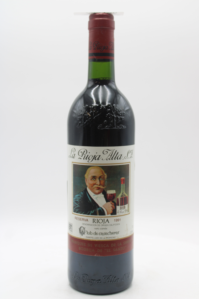 La Rioja Alta S.A. Club de Cosecheros Reserva 1991