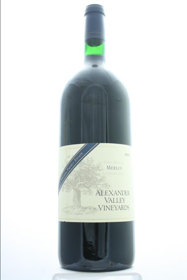 Alexander Valley Vineyards Merlot Wetzel Family Estate 1991