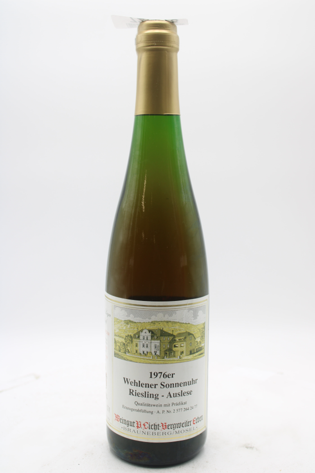 P. Licht Bergweiler Wehlener Sonnenuhr Riesling Auslese #24 1976