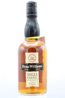 Evan Williams Kentucky Straight Bourbon Whiskey Single Barrel Vintage 2010