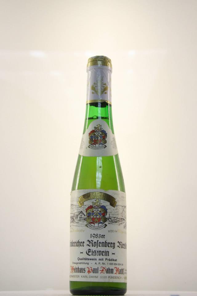 Paul Dahm Nachf Pündericher Rosenberg Riesling Eiswein 1983