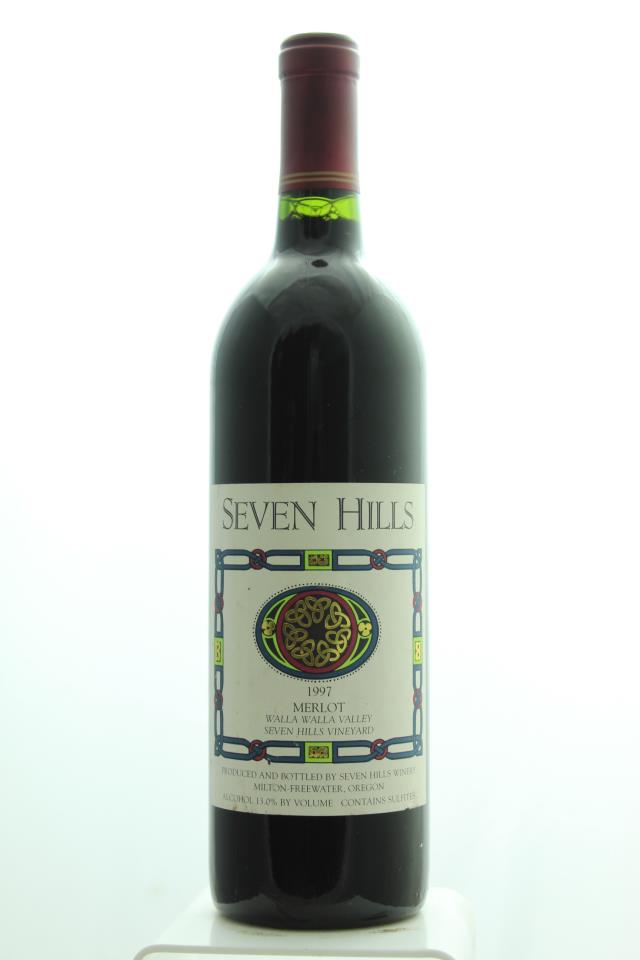 Seven Hills Winery Merlot Seven Hills Vineyard 1997