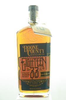 Boone County Distilling Co. Eighteen 33 Straight Bourbon Whiskey 10-Years-Old NV