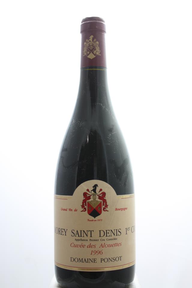 Domaine Ponsot Morey-Saint-Denis 1er Cru Cuvée des Alouettes 1996