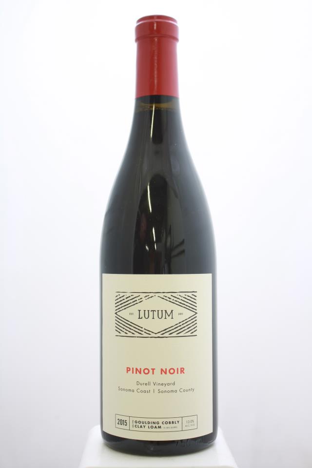 Lutum Pinot Noir Durell Vineyard 2015