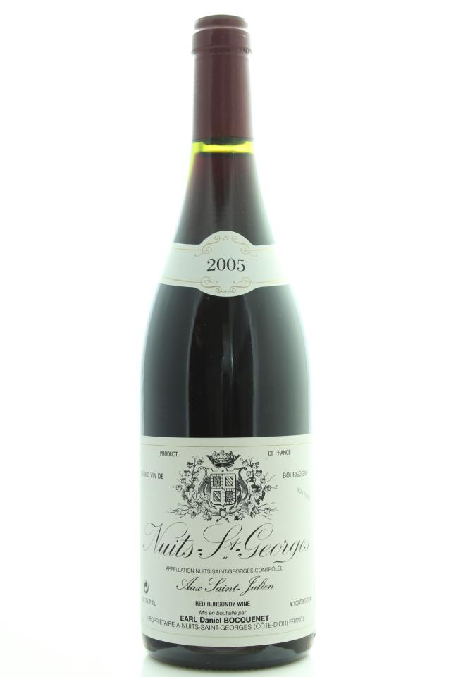 Daniel Bocquenet Nuits-Saint-Georges Aux Saints-Juliens 2005