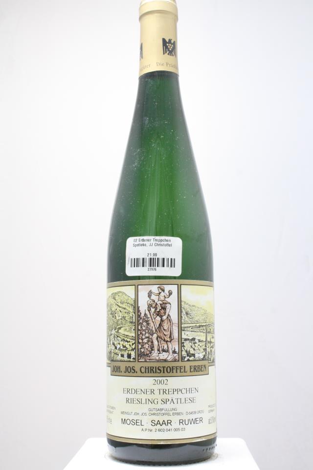 Joh. Jos. Christoffel Erben Erdener Treppchen Riesling Spätlese Goldkapsel #05 2002