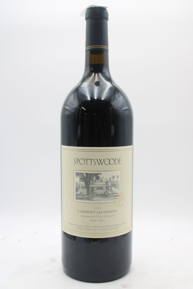 Spottswoode Cabernet Sauvignon Spottswoode Estate Vineyard 2001