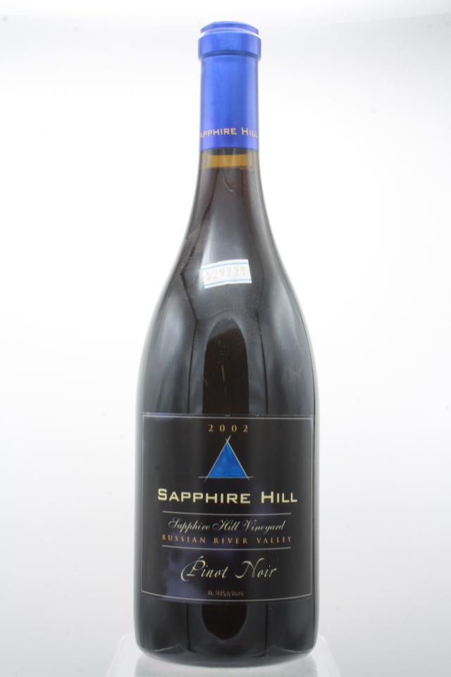 Sapphire Hill Pinot Noir Sapphire Hill Vineyard 2002