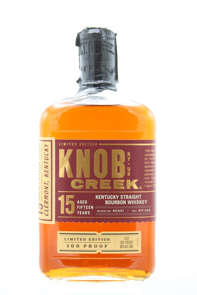 Knob Creek Kentucky Straight Bourbon Whiskey 15-Years-Old Limited Edition NV