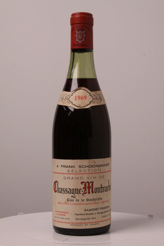 Ramonet Chassagne Montrachet Rouge Clos de la Boudriotte 1969