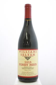 Williams Selyem Pinot Noir Hirsch Vineyard 2015