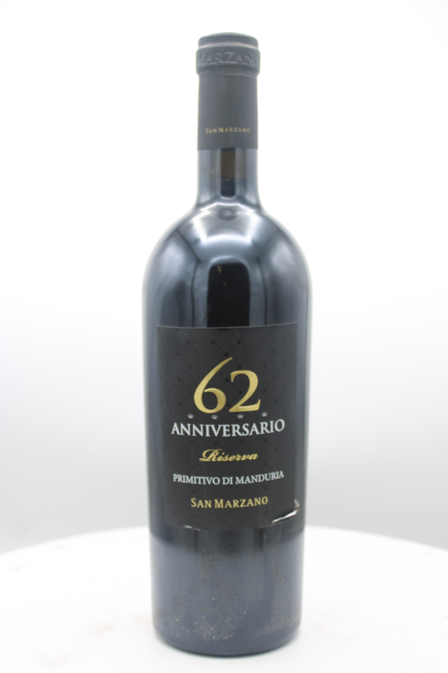 San Marzano Primitivo di Manduria Riserva 62 Anniversario 2015