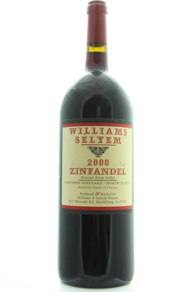 Williams Selyem Zinfandel Forchini Vineyard North Flats 2000