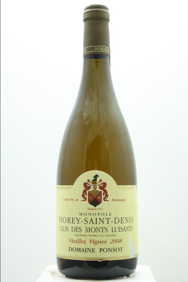 Domaine Ponsot Morey-Saint-Denis Clos des Monts Luisants Vielles Vignes Blanc 2008