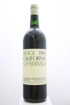 Ridge Vineyards Proprietary Red Geyserville 1993