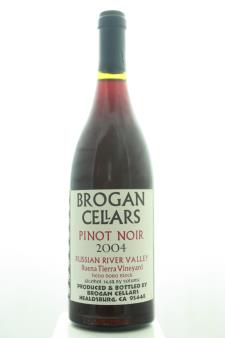 Brogan Cellars Pinot Noir Buena Tierra Vineyard Helio Doro Block 2004
