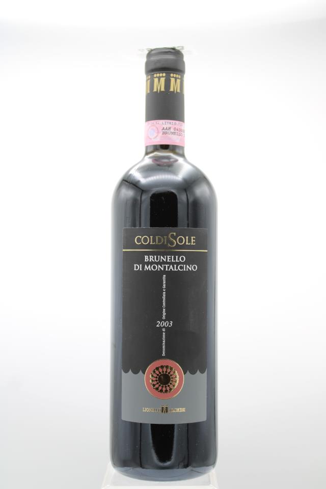 Lionello Marchesi ColdiSole Brunello di Montalcino 2003