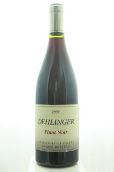 Dehlinger Pinot Noir Russian River Valley Estate 2000
