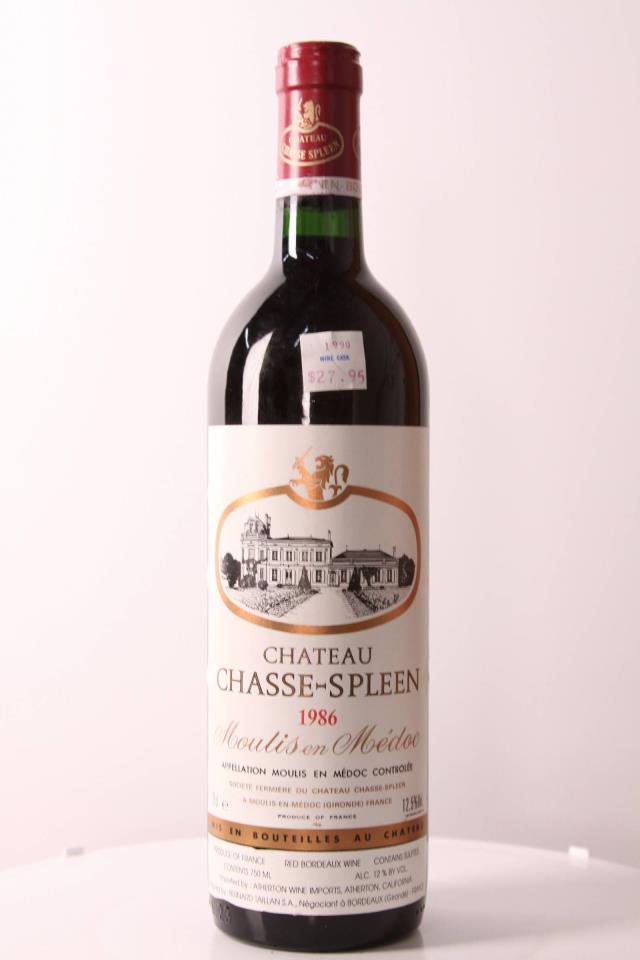 Chasse Spleen 1986