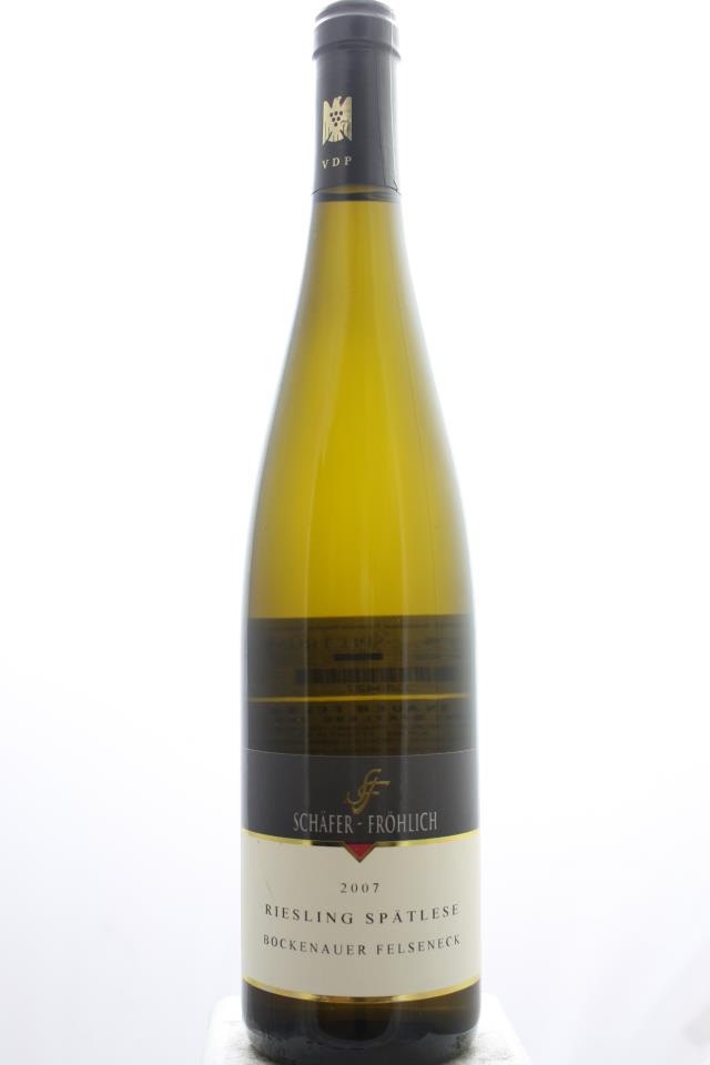 Schäfer-Fröhlich Bockenauer Felseneck Riesling Spätlese #25 2007