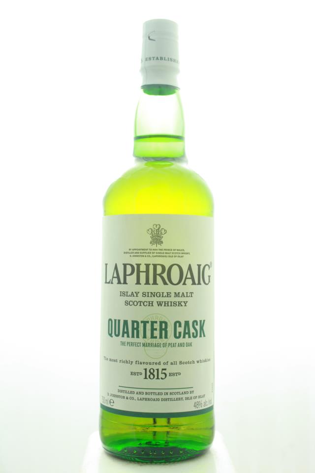 Laphroaig Islay Single Malt Scotch Whisky Quarter Cask The Perfect Marriage of Peat and Oak NV