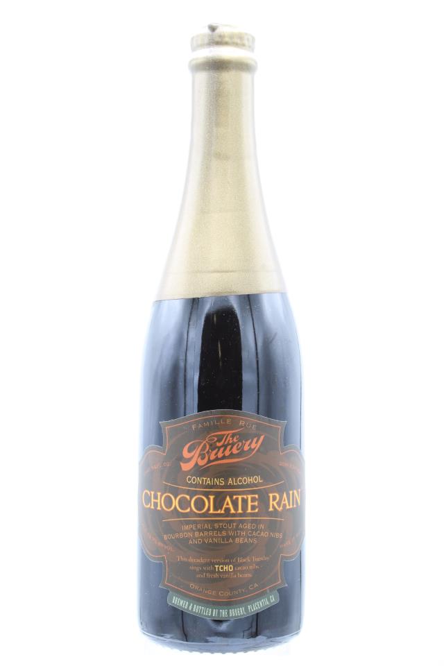 The Bruery Chocolate Rain Imperial Stout Aged in Bourbon Barrels with Cocoa Nibs and Vanilla Beans 2016